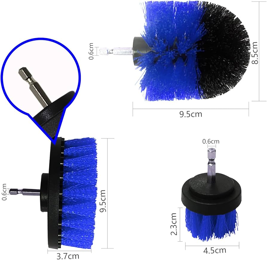 Drill Brush Set - 3 PCS